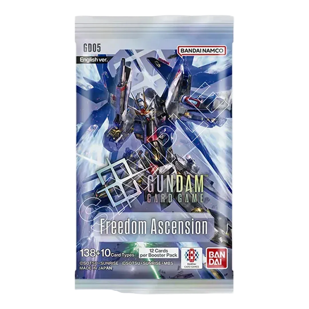 Gundam Card Game - GD05 Freedom Ascension Booster Pack (12 Cards)