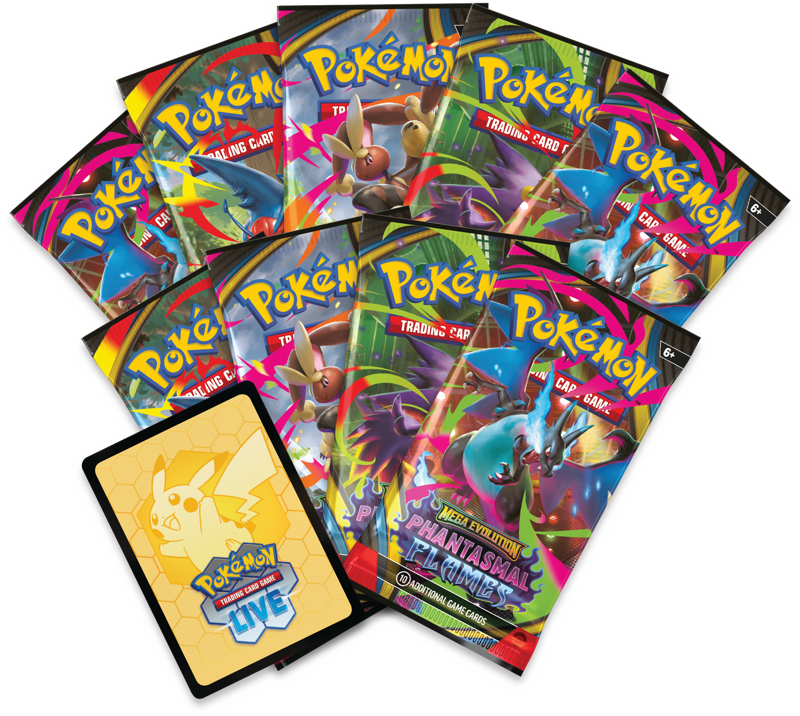 Pokemon Mega Evolution Phantasmal Flames Elite Trainer Box