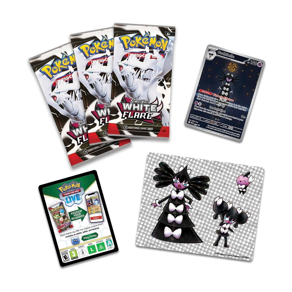 Pokemon Scarlet & Violet White Flare Tech Sticker Collection Gothitelle