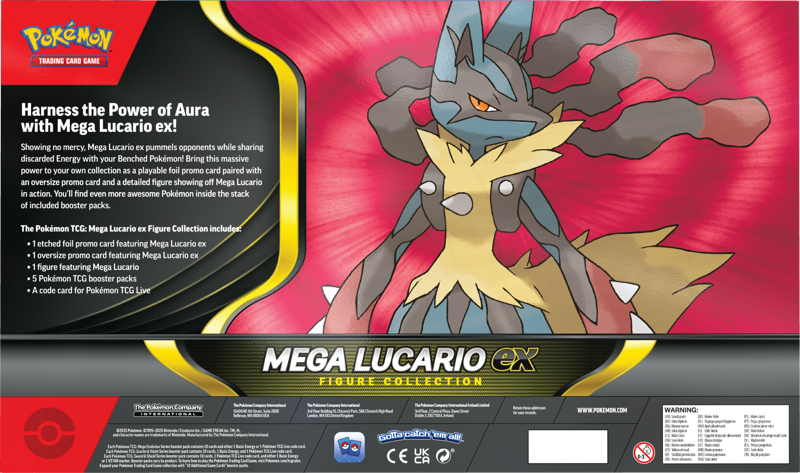Pokemon TCG: Mega Lucario EX Figure Collection