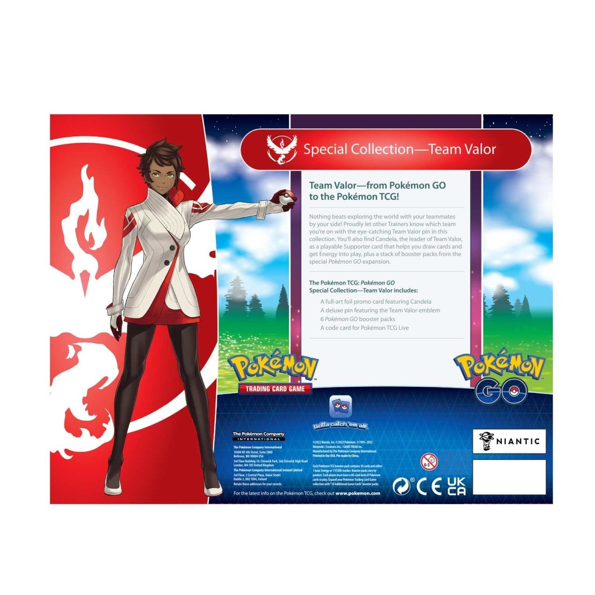 Pokemon GO Special Collection - Team Valor (Red)