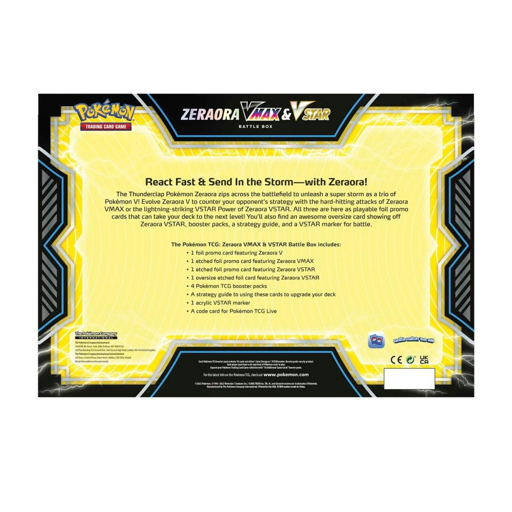 Pokemon TCG: Zeraora VMAX & VSTAR Battle Box