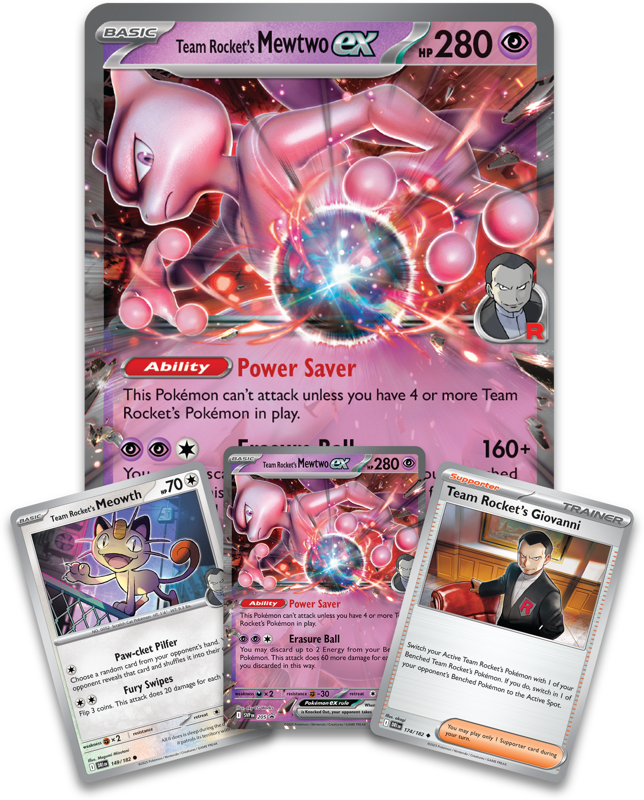 Pokemon TCG: Team Rocket’s Mewtwo Ex Box