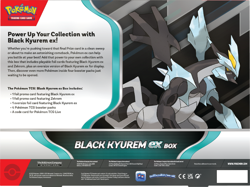 Pokemon TCG: Black Kyurem EX Collection Box