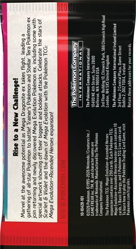 Pokemon TCG: Ascended Heroes - Booster Pack