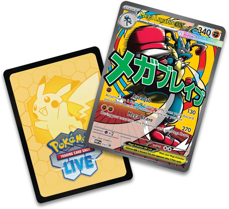 Pokemon TCG: Ascended Heroes - Premium Poster Collection Mega Lucario EX