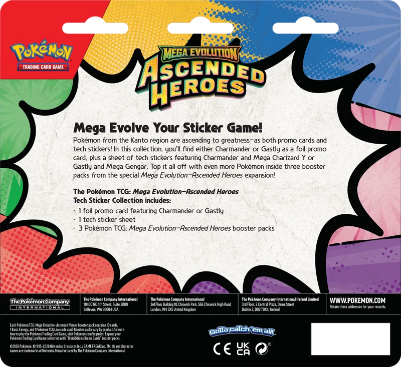 Pokemon TCG: Ascended Heroes - Tech Sticker Charmander