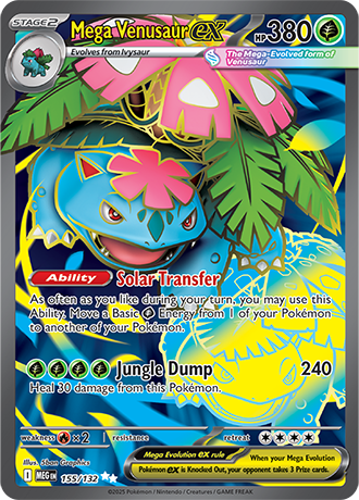 155/132 - Mega Venusaur Ex (Ultra Rare)