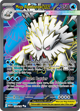 157/132 - Mega Abomasnow Ex (Ultra Rare)