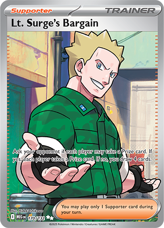 170/132 - Lt. Surge's Bargain (Ultra Rare)