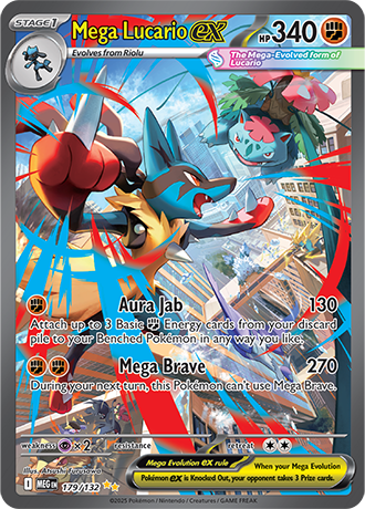 179/132 - Mega Lucario Ex (Special Illustration Rare)