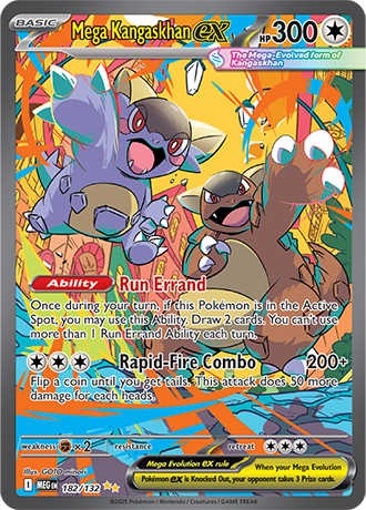 182/132 - Mega Kangaskhan Ex (Special Illustration Rare)