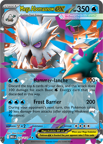 036/132 - Mega Abomasnow Ex