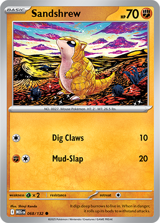 068/132 - Sandshrew