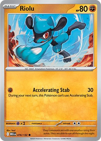 076/132 - Riolu