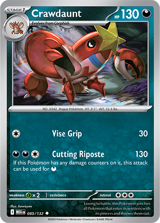 085/132 - Crawdaunt