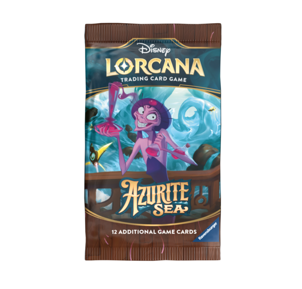 Disney Lorcana Azurite Sea Booster Pack (12 Cards)