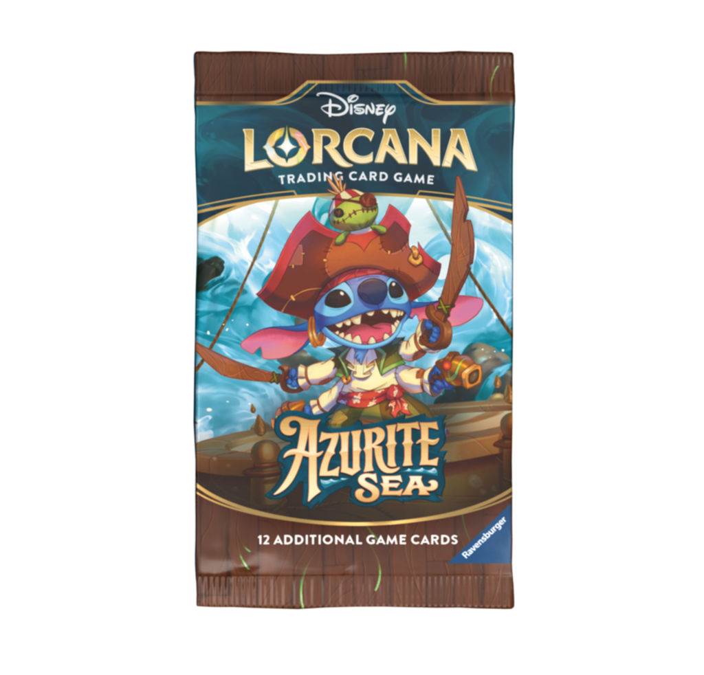 Disney Lorcana Azurite Sea Booster Pack (12 Cards)
