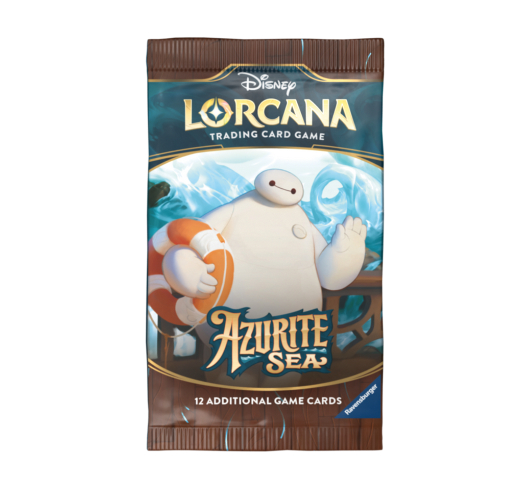 Disney Lorcana Azurite Sea Booster Pack (12 Cards)