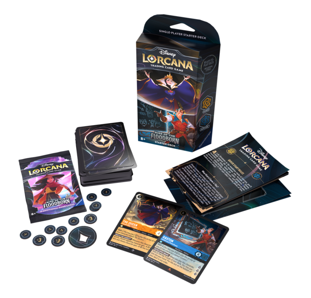 Disney Lorcana - Rise of the Floodborn Starter Set The Queen & Gaston