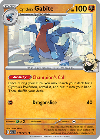 110/217 - Cynthia's Gabite