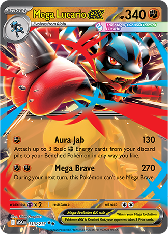113/217 - Mega Lucario Ex