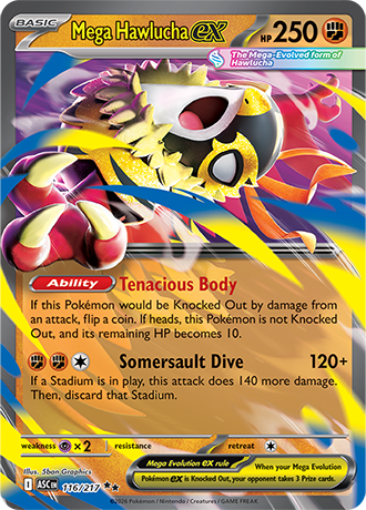 116/217 - Mega Hawlucha Ex