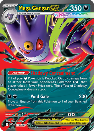 125/217 - Mega Gengar Ex