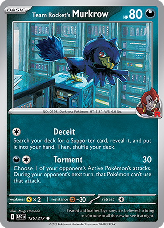 126/217 - Team Rocket's Murkrow