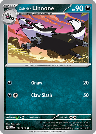 130/217 - Galarian Linoone