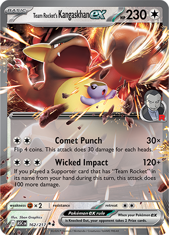 162/217 - Team Rocket's Kangaskhan Ex