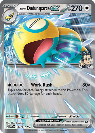 164/217 - Larry's Dudunsparce Ex