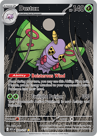220/217 - Dustox (Illustration Rare)