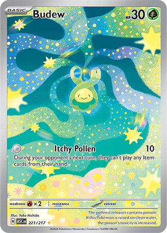 221/217 - Budew (Illustration Rare)