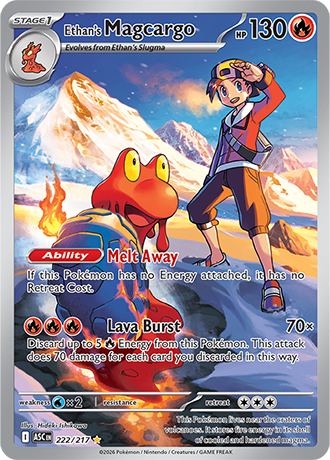 222/217 - Ethan's Magcargo (Illustration Rare)