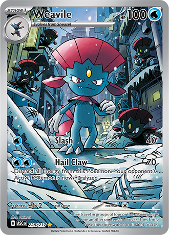 228/217 - Weavile (Illustration Rare)