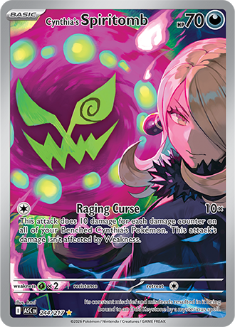 244/217 - Cynthia's Spiritomb (Illustration Rare)
