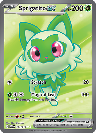 251/217 - Sprigatito Ex (Ultra Rare)