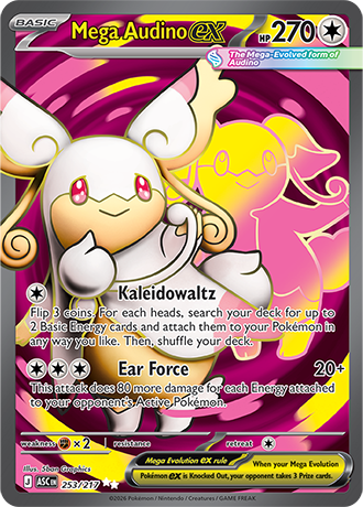 253/217 - Mega Audino Ex (Ultra Rare)