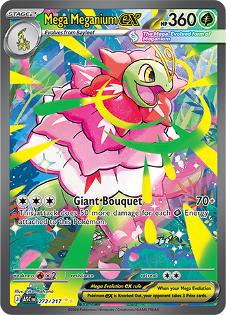 272/217 - Mega Meganium Ex (Special illustration Rare)