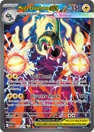 278/217 - Mega Eelektross Ex (Special illustration Rare)