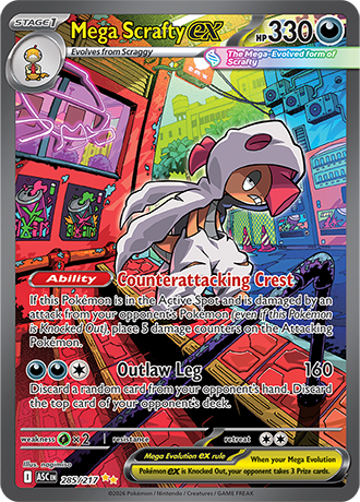 285/217 - Mega Scrafty Ex (Special illustration Rare)