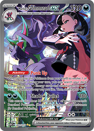 287/217 - Marnie's Grimmsnarl Ex (Special illustration Rare)