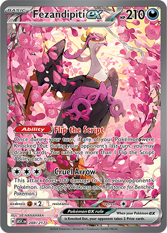 288/217 - Fezandipiti Ex (Special illustration Rare)