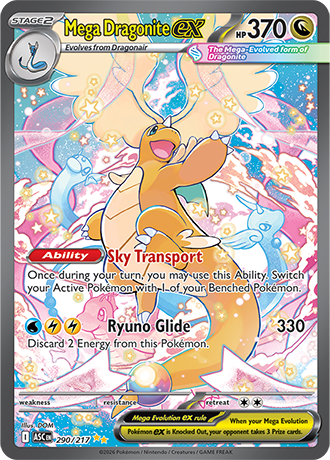 290/217 - Mega Dragonite Ex (Special illustration Rare)
