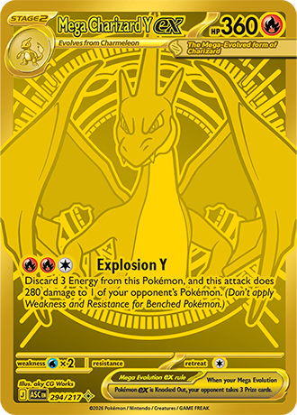 294/217 - Mega Charizard Y Ex (Mega Hyper Rare)