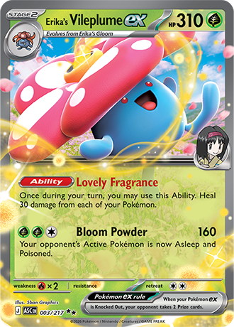 003/217 - Erika's Vileplume Ex