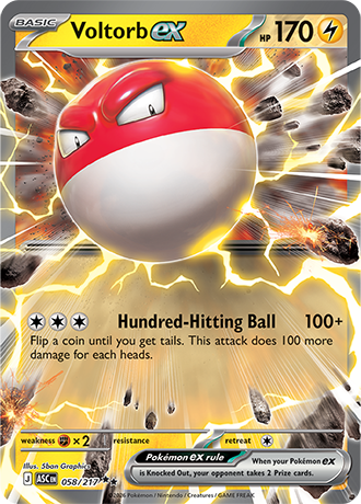 058/217 - Voltorb Ex