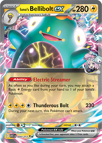 070/217 - Iono's Bellibolt Ex