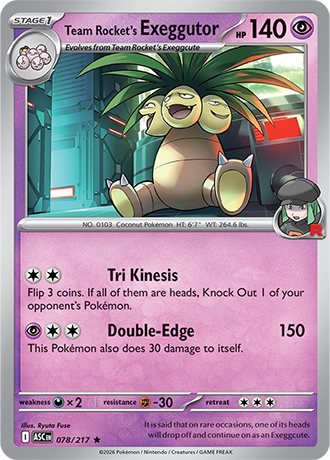 078/217 - Team Rocket's Exeggutor